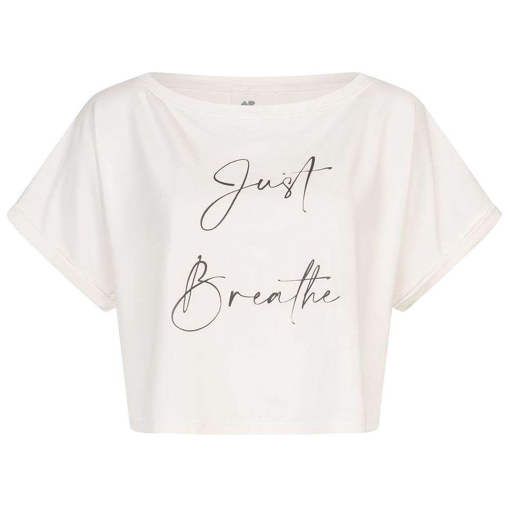 Haut court de yoga "Rose"