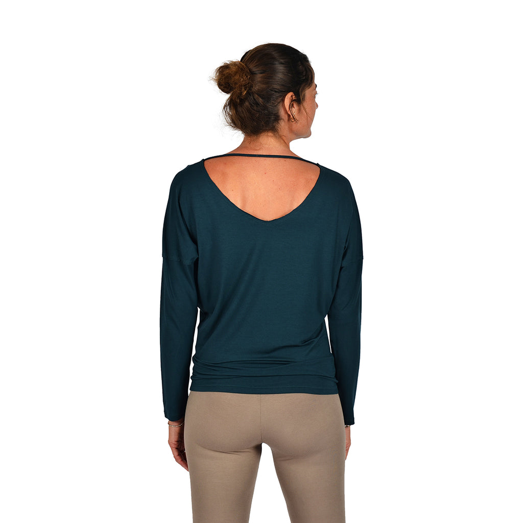 Maglietta da yoga a maniche lunghe 'Annabel' - "Comfort per lo yoga e altro ancora