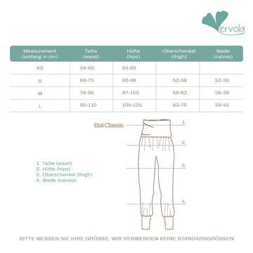 Yoga Hose 'Bali Classic', komfortabel und ultra bequem / vervola GmbH