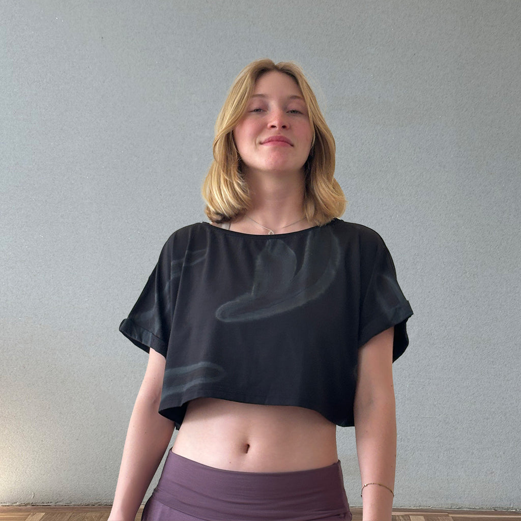 Yoga Crop Top - 'Rosalind' Glücksgefühl auf deiner Haut / vervola GmbH