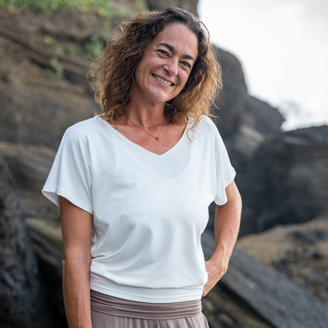 Yoga T-Shirt 'Anna' - Kein Rutschen, nur Flirten / vervola GmbH