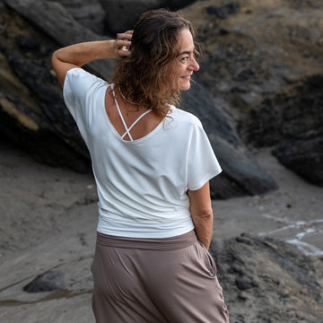 Yoga T-Shirt 'Anna' - Kein Rutschen, nur Flirten / vervola GmbH