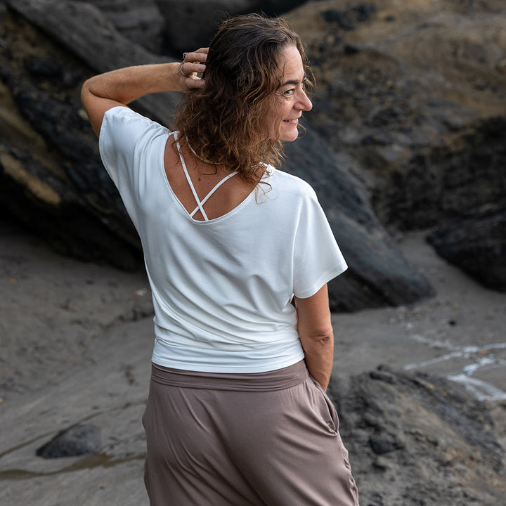 Yoga T-Shirt 'Anna' - Kein Rutschen, nur Flirten / vervola GmbH