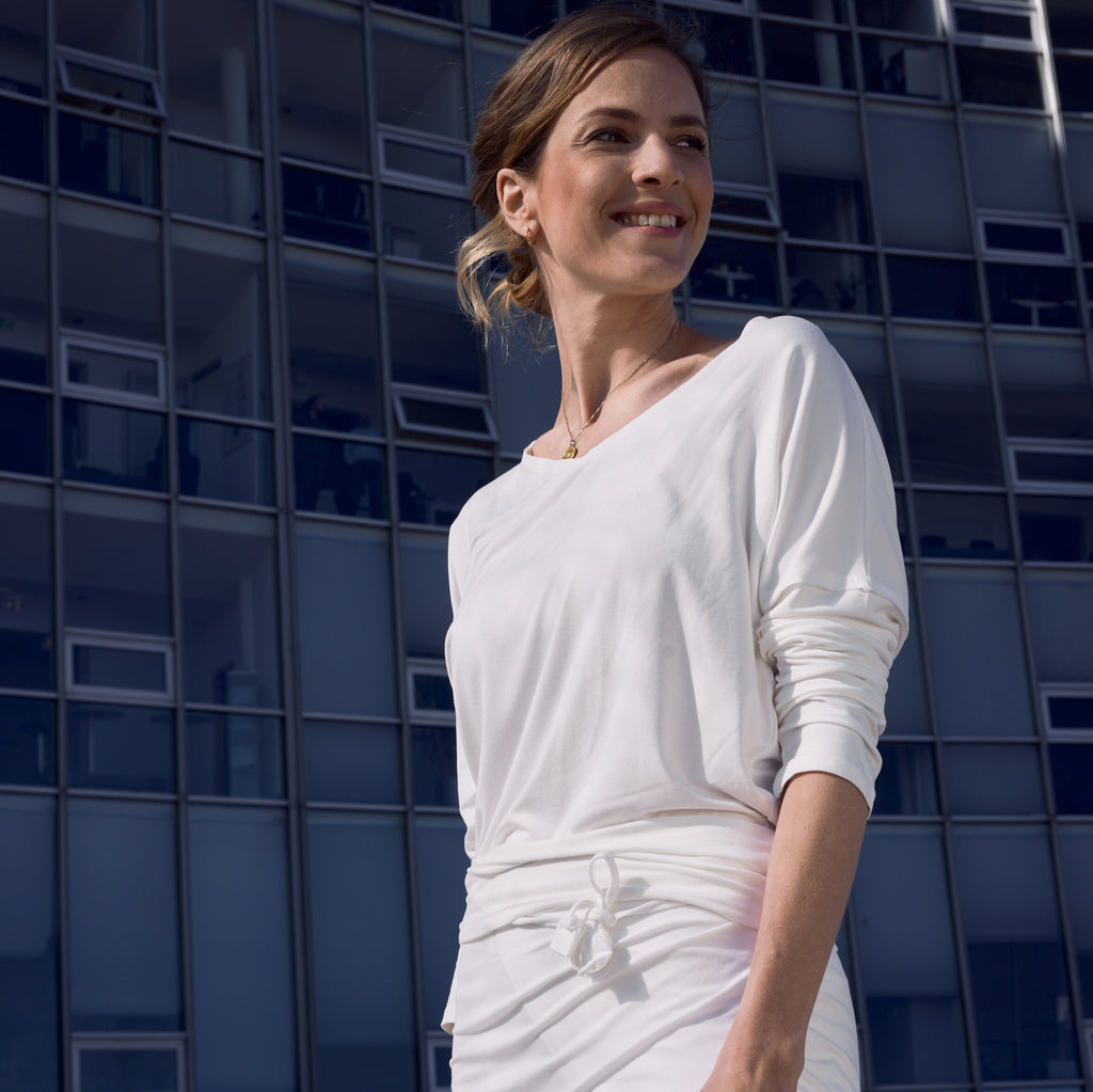 Maglietta yoga a maniche lunghe 'Annabel' - casual e dalla vestibilità perfetta