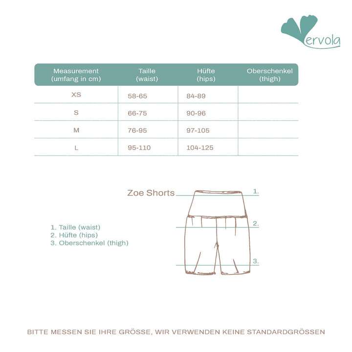 Yoga Shorts 'Zoe' / vervola GmbH