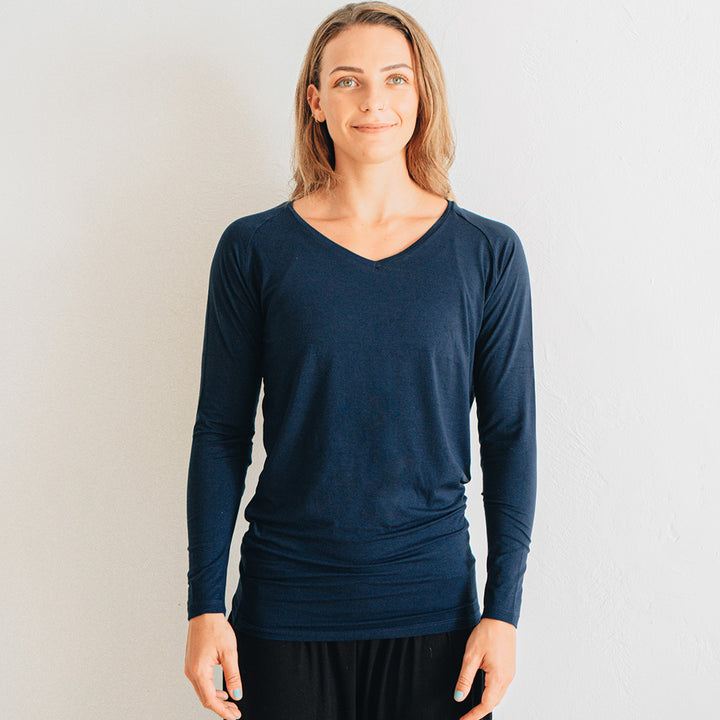 Yoga Langarm Shirt 'Sleevy' Dein Begleiter für jede Gelegenheit / vervola GmbH