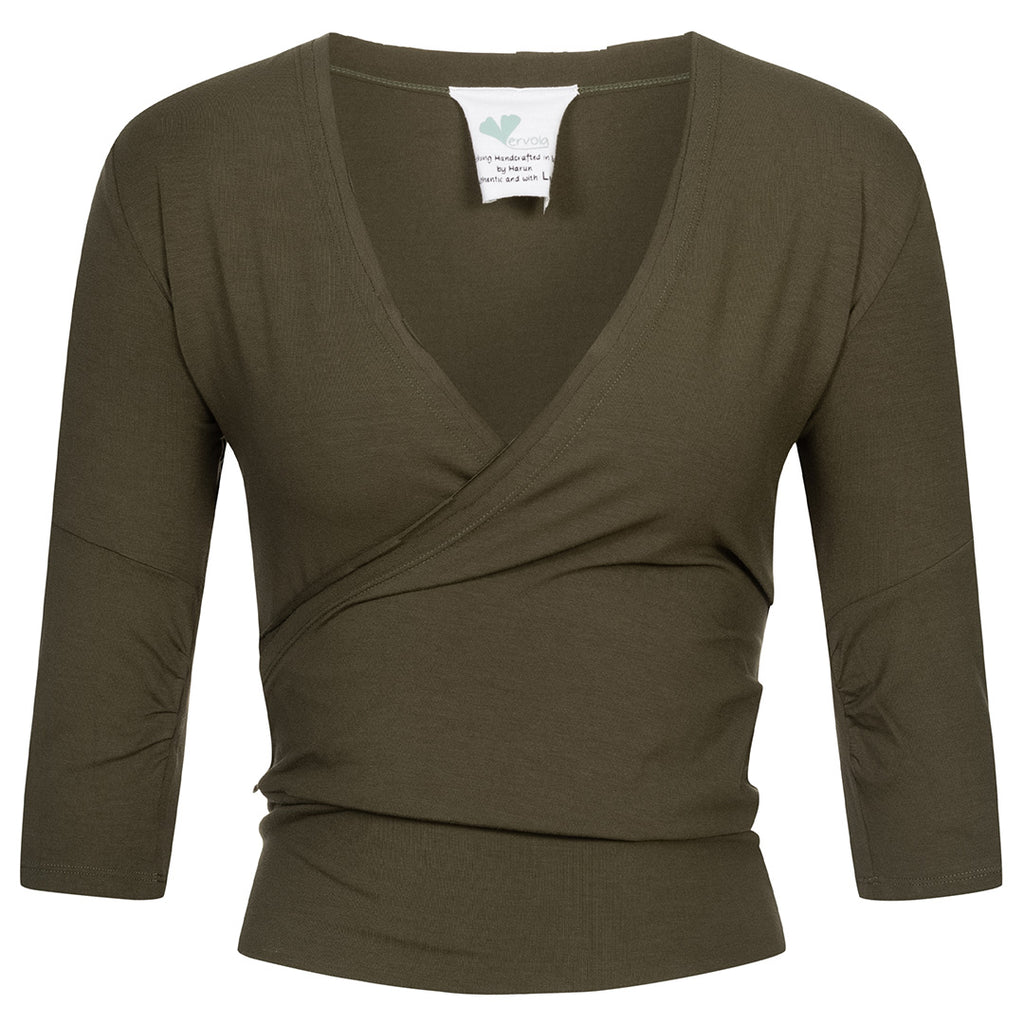 Yoga Wickelshirt Oberteil 'Wrap Top' / vervola GmbH