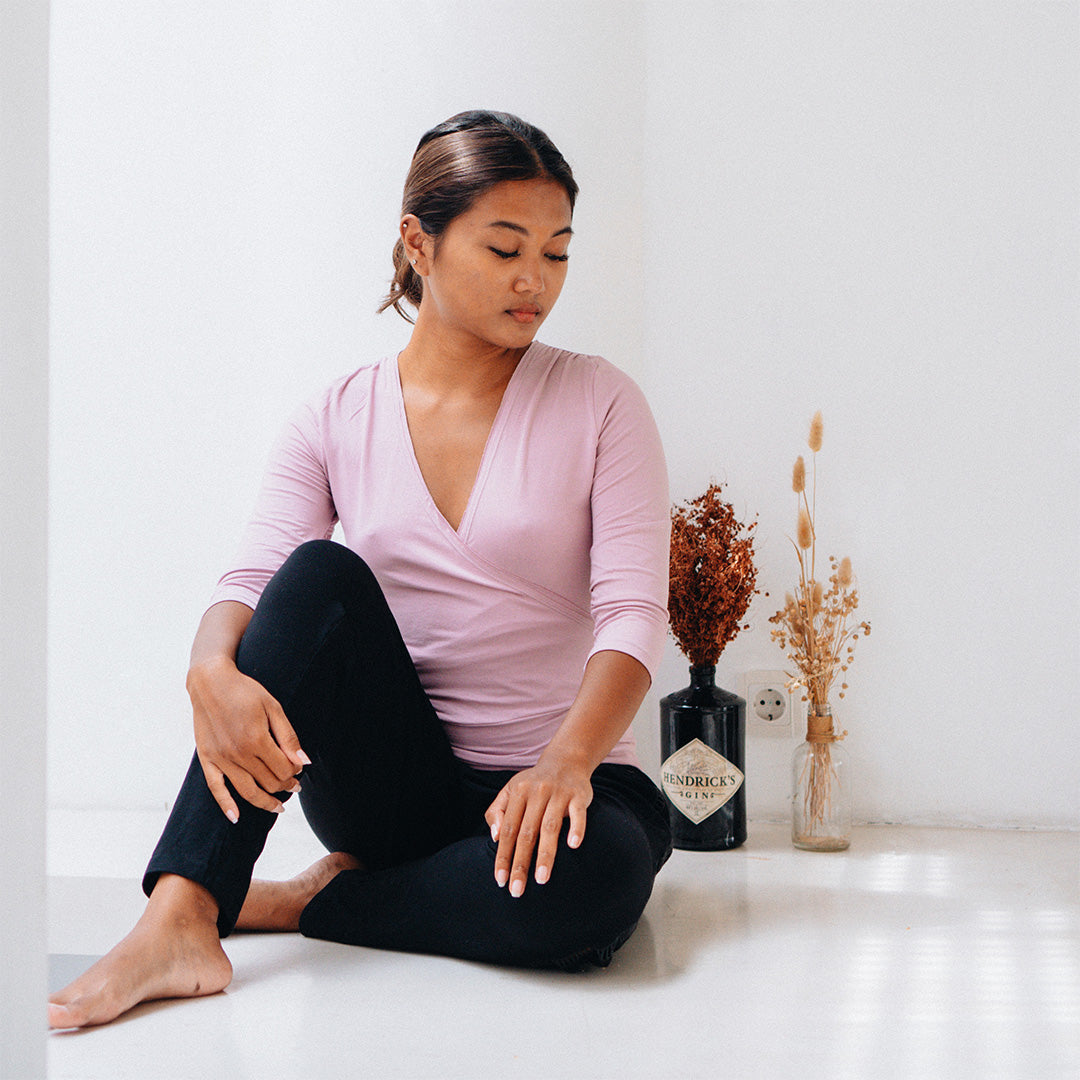 Yoga Wickelshirt Oberteil 'Wrap Top' / vervola GmbH